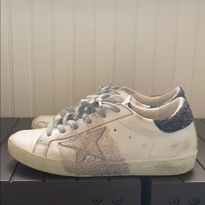 Golden Goose Superstar White/Silver 6/36